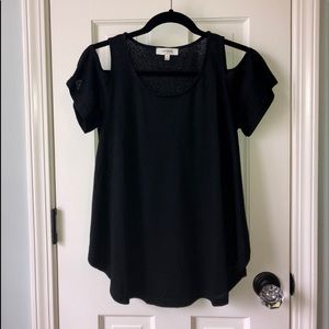 Umgee Cold Shoulder Top